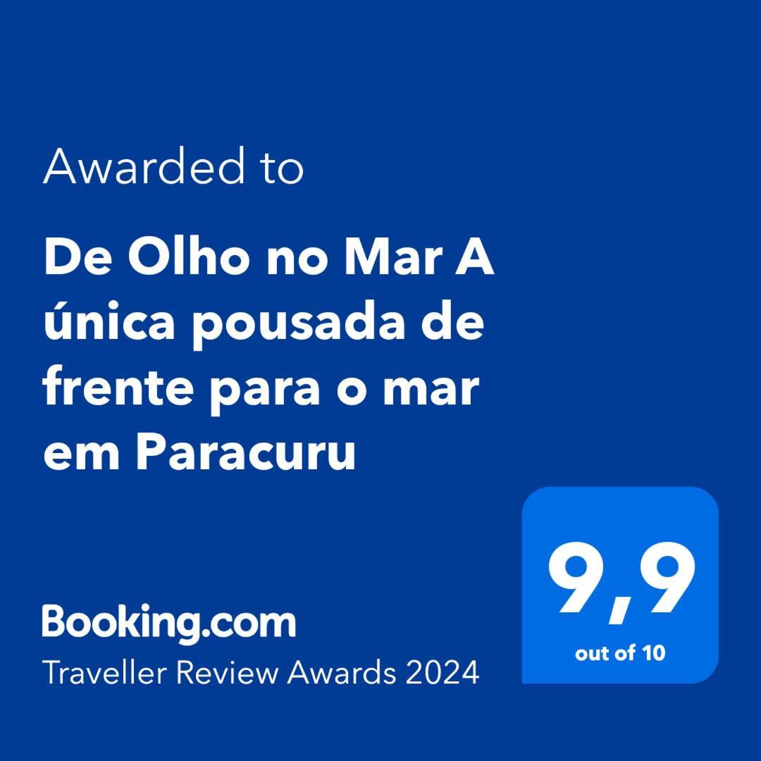 De Olho No Mar A Unica Pousada De Frente Para O Mar Em Paracuru Buitenkant foto